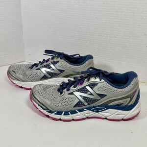 New‎ Balance 840v3 Silver Pink Blue Running Shoes W840WP3 Womens Size 6.5 B